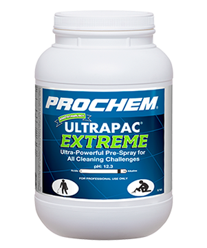 prochem ultrapac extreme carpet, tile and grout cleaning traffic lane pre-treatment