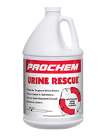prochem urine rescue pet stain and odor treatment, and decontaminate